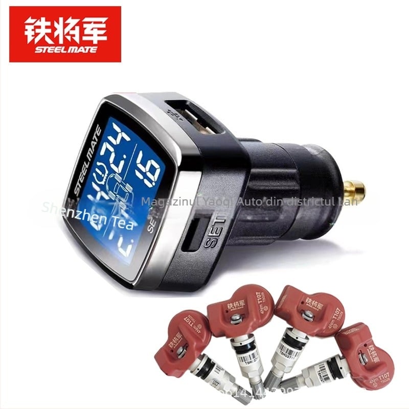 Sistem TPMS T630 Gen 5 pentru autoturisme și SUV-uri, Ecran digital, Senzor electronic, Înaltă precizie