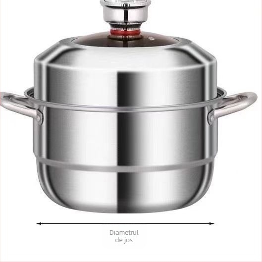 Aburitor din oțel inoxidabil 304 cu trei niveluri pentru plite cu inducție