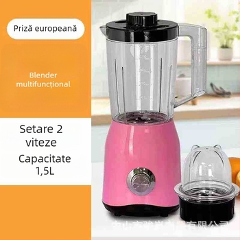 Mașină de suc și lapte de soia, capacitate mare, 1000W+, 5 lame, recipient interior din PC, randament maxim de suc 1.501 L