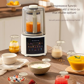 Blender 802 cu funcționare complet automată și control vocal inteligent, izolație, fără filtru, capacitate 1,2 L, pentru 3–5 porții