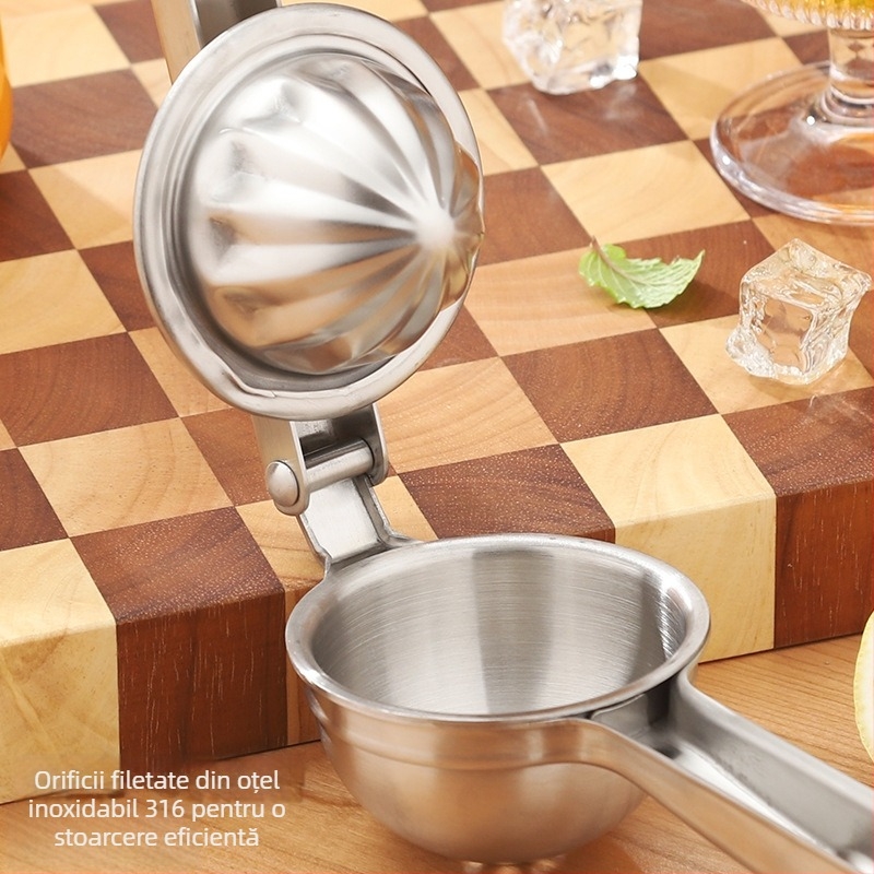 Storcător manual de lămâi – oțel inoxidabil 316, unealtă multifuncțională de stoarcere a lămâilor