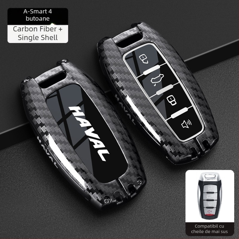 Husă cheie Haval pentru H6, F7 Gen3, M6 Gen2, H7, Xiaolong, H9, H2 – Aliaj de zinc, Înaltă calitate, Brand Boden