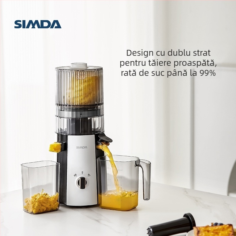 Storcător de suc pentru uz casnic, automat, cu separare suc-pulpa, putere ≤200W, capacitate ≤400ml, viteză ≤12.000 rpm, funcție milkshake