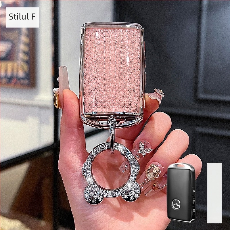 Husă cheie Mazda – TPU, stil Trend, compatibilă cu Mazda 3/Axela/Atenza și CX-30/CX-50/CX-5/CX-4