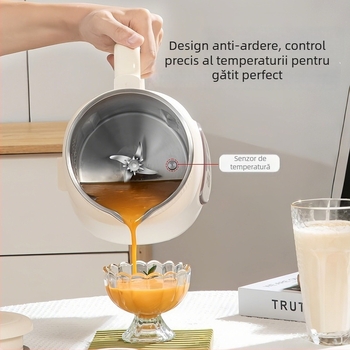 Blender de înaltă viteză pentru uz casnic, funcționare silențioasă, model G10: capacitate ≥1,2 L, 2–4 porții, control prin buton, multifuncțional cu filtrare pentru suc și lapte de soia, izolație, temporizator, 3D încălzire uniformă.