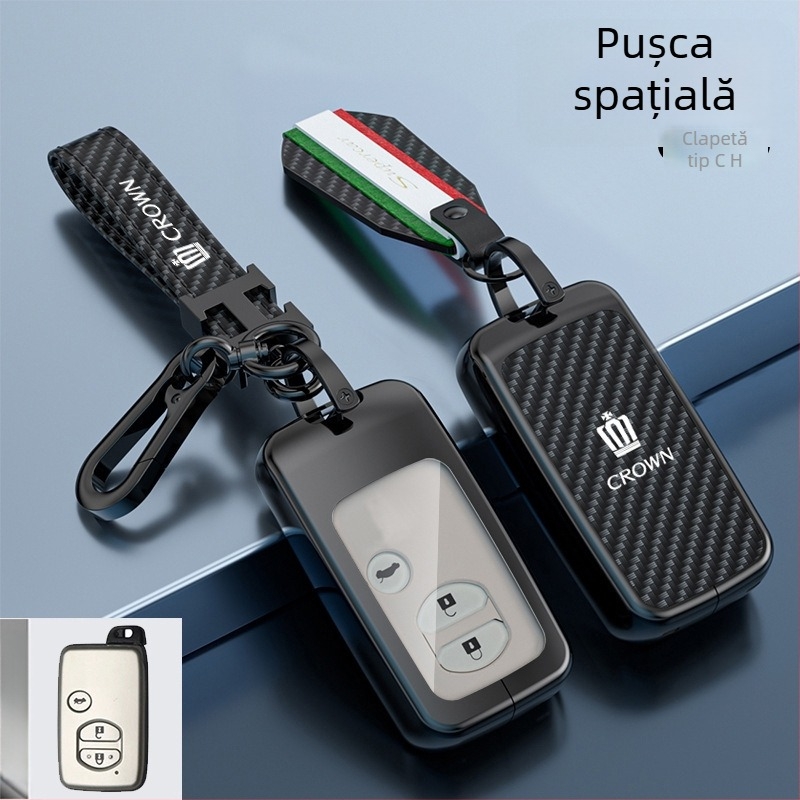 Husă cheie pentru Toyota Crown – aliaj zinc, Lingxuan, stil business