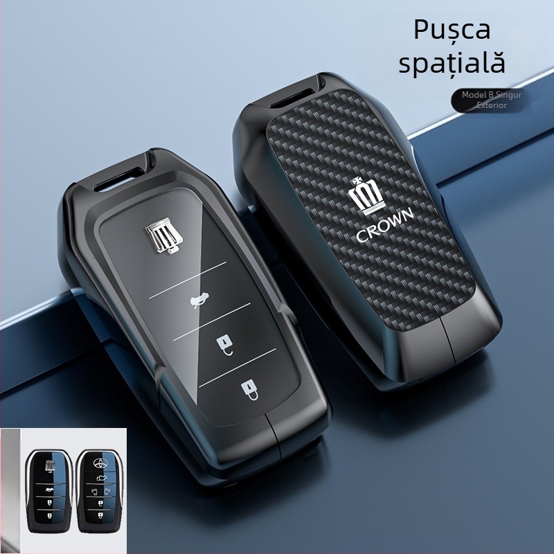Husă cheie pentru Toyota Crown – aliaj zinc, Lingxuan, stil business
