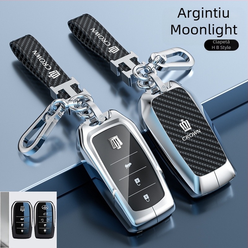 Husă cheie pentru Toyota Crown – aliaj zinc, Lingxuan, stil business