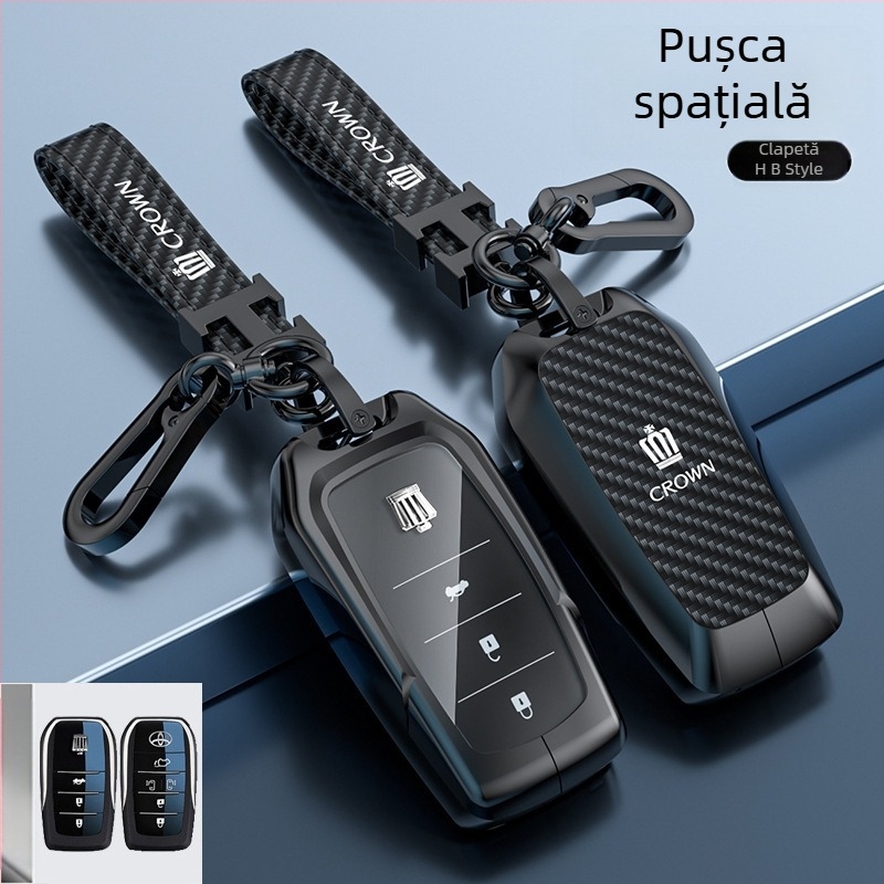Husă cheie pentru Toyota Crown – aliaj zinc, Lingxuan, stil business