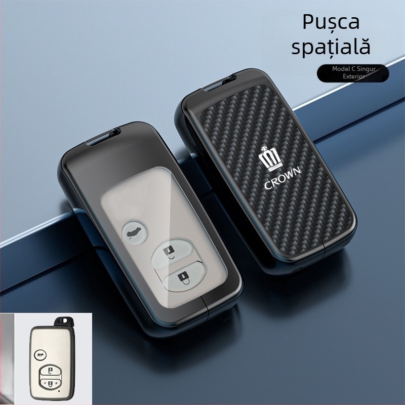 Husă cheie pentru Toyota Crown – aliaj zinc, Lingxuan, stil business