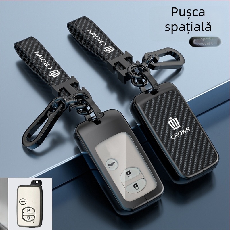 Husă cheie pentru Toyota Crown – aliaj zinc, Lingxuan, stil business