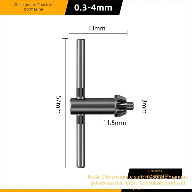 Cheie pentru mandrina bormașinilor — Model: Drill Chuck Key; Cod produs: F7555J5MM97H58; Brand: Other