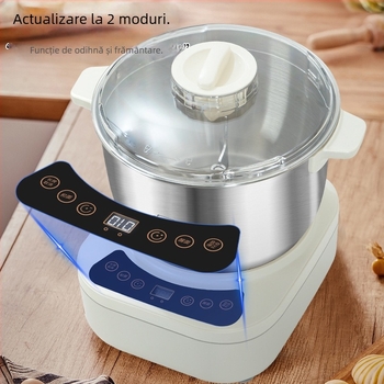 Mașină de frământat aluat — automată, pentru bucătărie casnică, corp din oțel inoxidabil, capacitate 11–20 L, putere 250 W