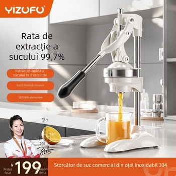 Yizhifu Sucitor Manual de Citrice din Oțel Inoxidabil 304 pentru Suc de Portocale