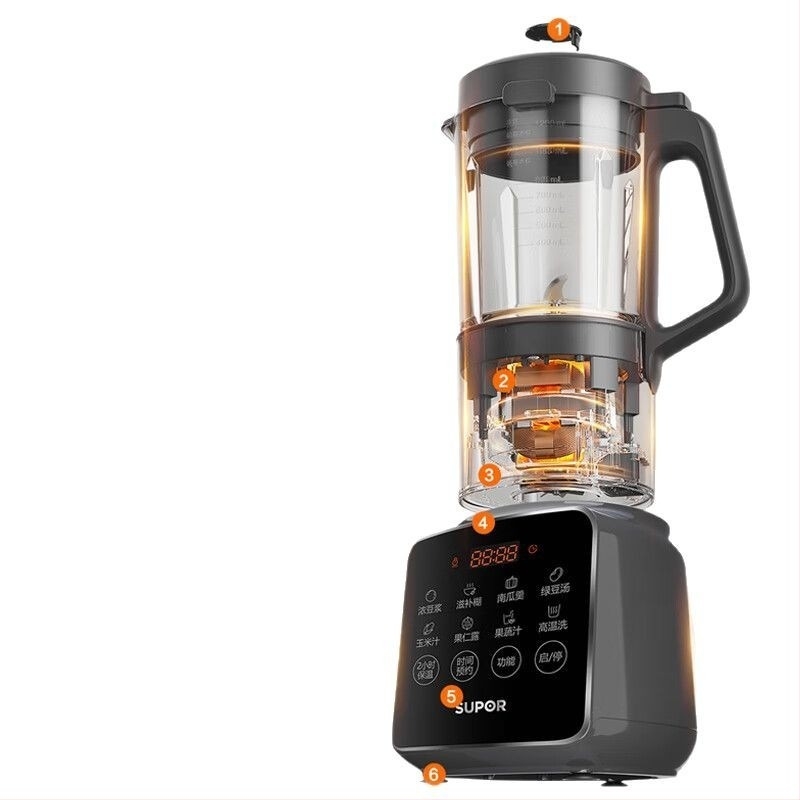 Supor procesor de alimente cu tehnologie de spart pereți, 0,9-1,2 L, 3-4 porții, Ecran tactil, Model SPJ002S