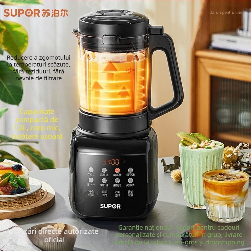 Supor procesor de alimente cu tehnologie de spart pereți, 0,9-1,2 L, 3-4 porții, Ecran tactil, Model SPJ002S