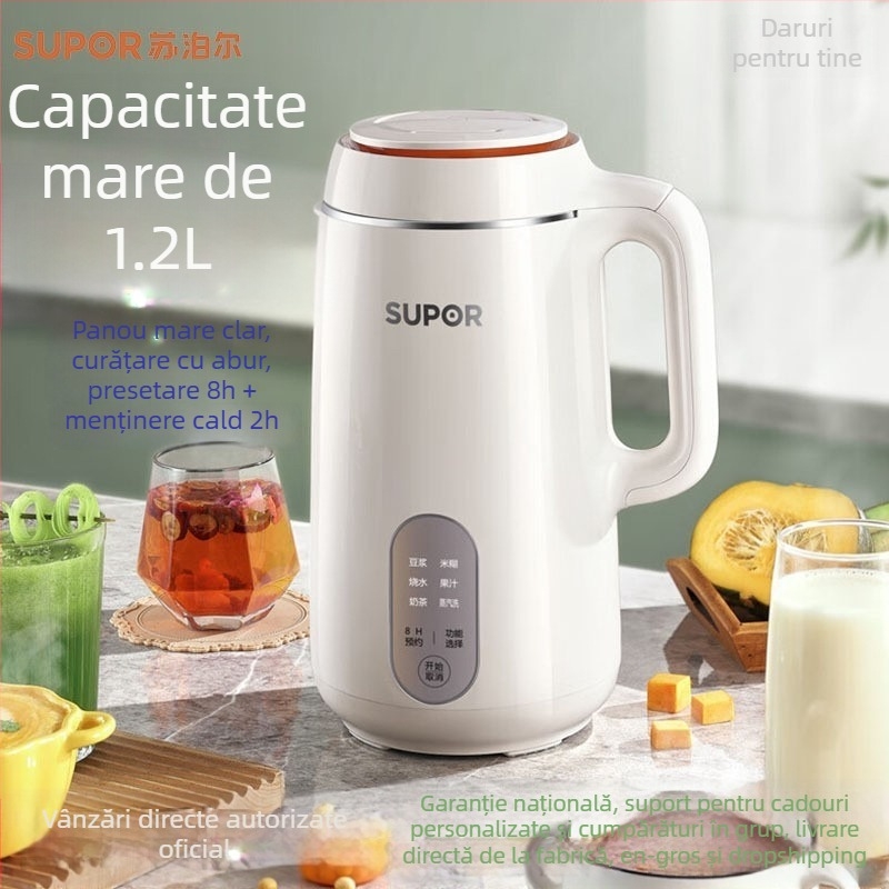 Supor procesor de alimente cu tehnologie de spart pereți, 0,9-1,2 L, 3-4 porții, Ecran tactil, Model SPJ002S