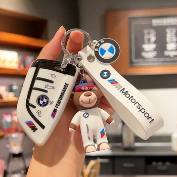 Husa cheie BMW TPU, Stil simplu, Compatibil cu seriile 1/2/3/5 și X1/X3/X5, i3