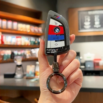 Husa cheie BMW TPU, Stil simplu, Compatibil cu seriile 1/2/3/5 și X1/X3/X5, i3