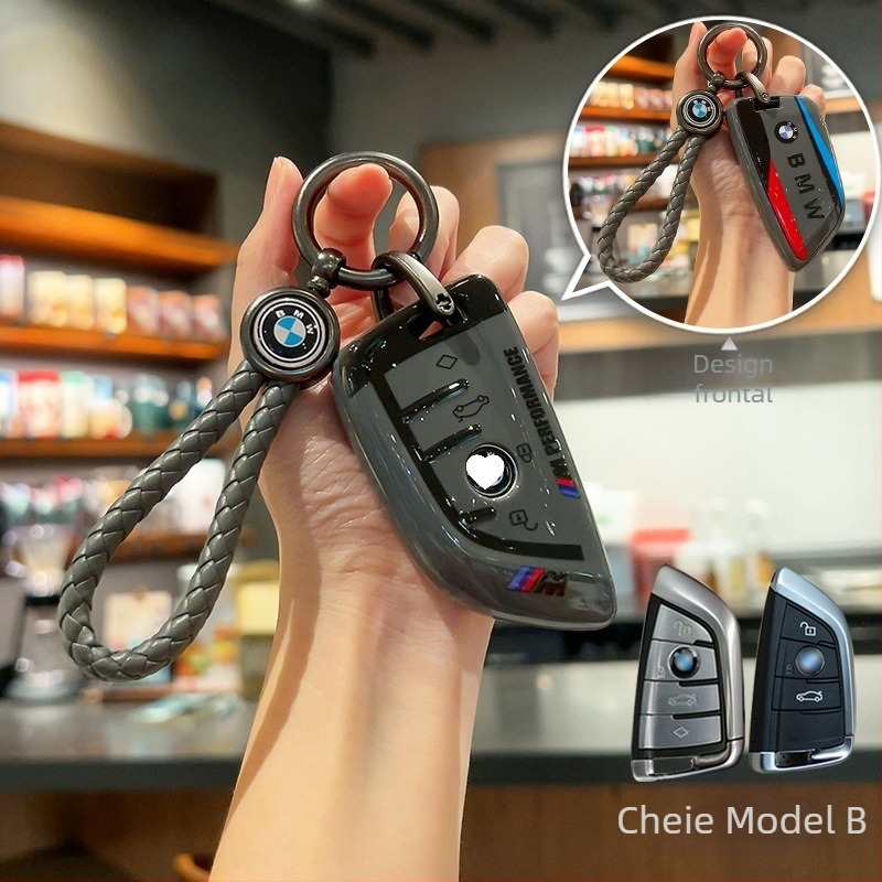 Husa cheie BMW TPU, Stil simplu, Compatibil cu seriile 1/2/3/5 și X1/X3/X5, i3