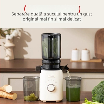 Storcător de fructe original Apixintl Anben pentru uz casnic – multifuncțional, complet automat, 200W, 1,2 L, 80 rpm, cu lamă de tăiere