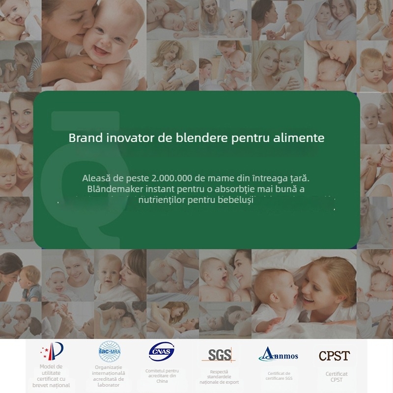 Blender de bucătărie de înaltă viteză cu zdrobire a pereților celulari, izolație termică, control prin atingere, capacitate 0,6–0,8 L, funcționare silențioasă