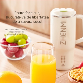 Zhenmi ZMPB-307 Aparat de lapte de soia, 0.5L, Carcasă din oțel inoxidabil, 300W, 220V