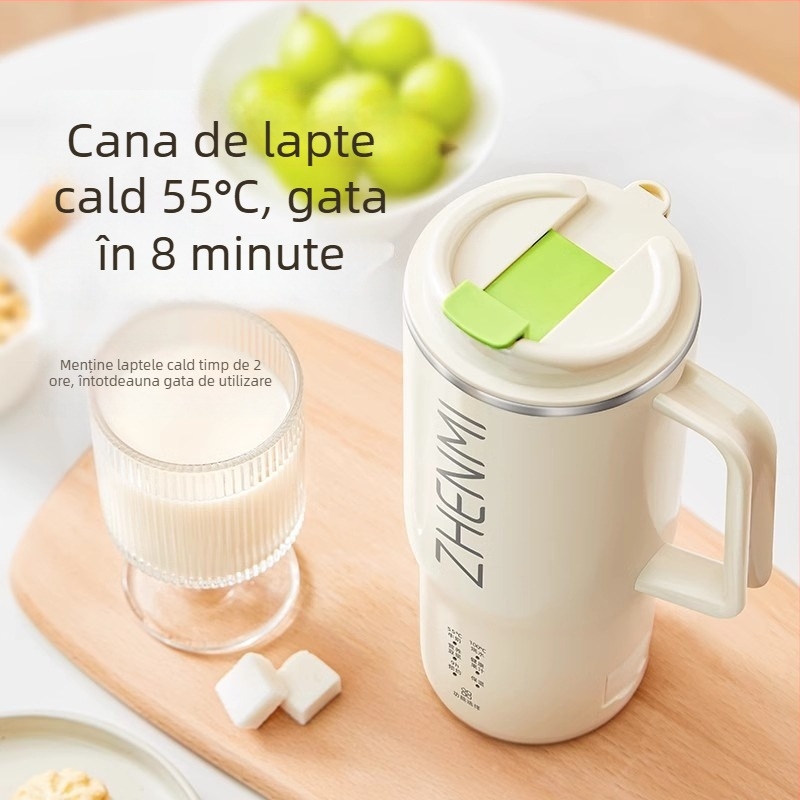 Zhenmi ZMPB-307 Aparat de lapte de soia, 0.5L, Carcasă din oțel inoxidabil, 300W, 220V