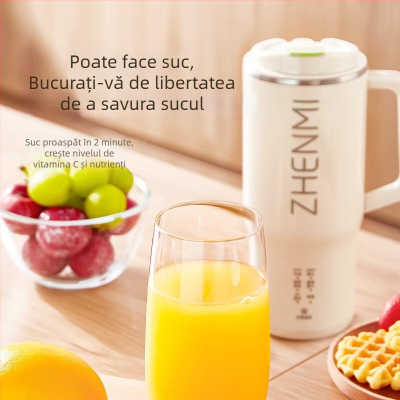 Zhenmi ZMPB-307 Aparat de lapte de soia, 0.5L, Carcasă din oțel inoxidabil, 300W, 220V