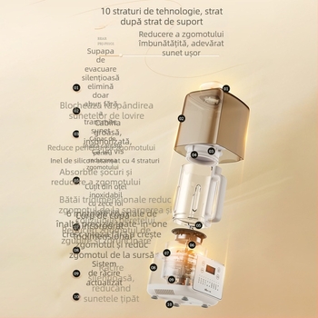 PBJ-F01G1 Blender de înaltă viteză pentru ruperea pereților celulari, capacitate 1.5 L, control tactil, izolație, supliment nutrițional, temporizator