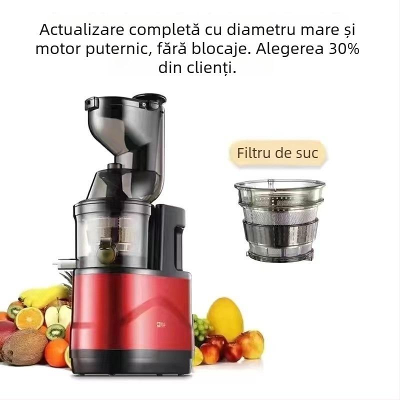 Storcător de suc cu putere 150W, capacitate 801-1000 ml, tensiune 220V, viteză 43 rpm, cu o lamă