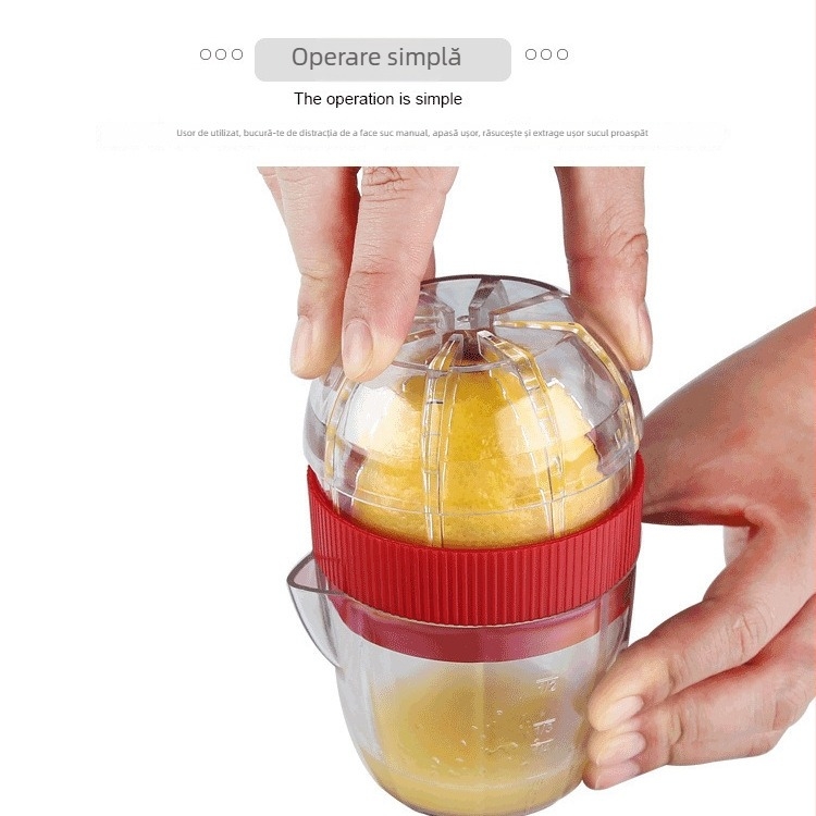 Storcător de suc manual, material PP, multifuncțional, fără electricitate, imprimare logo disponibilă, model zjq-03