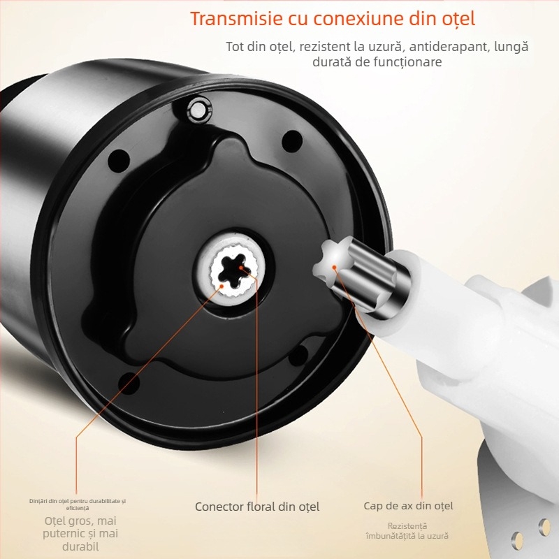 Mașină de stoarcere, mixare și gătit Alexis, capacitate 2 L, motor 30.000–39.999 rpm, tensiune 111–240 V, zgomot redus