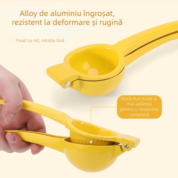 Storcător manual de suc din aliaj de aluminiu — design îngroșat, multifuncțional, lansat în 2022, personalizare procesare, marca Ning Rui