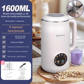 Blender de bucătărie pentru zdrobire celulară, Jin Zheng WD-D101, capacitate ≥1.2 L, control tactil, fără filtru, uscare la temperaturi înalte și sterilizare, încălzire 3D uniformă