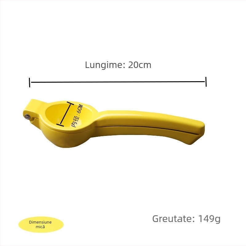 Storcător manual din aliaj de aluminiu, 2 în 1, compact pentru citrice, multifuncțional