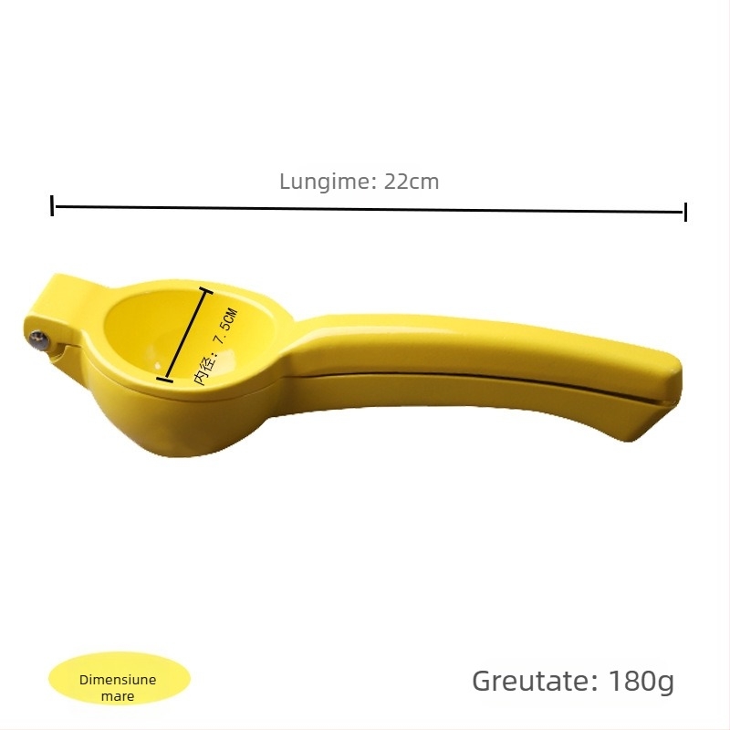 Storcător manual din aliaj de aluminiu, 2 în 1, compact pentru citrice, multifuncțional