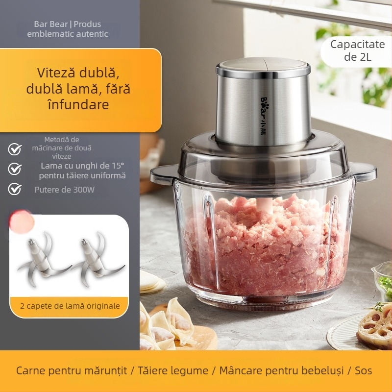 Bear râșniță de carne QSJ-L03H1 — 220V, 300W, 50Hz