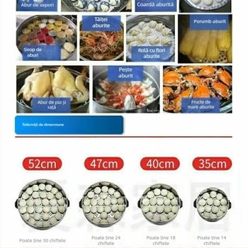 Aburitor electric, oțel inoxidabil, trei sau mai multe etaje, capacitate peste 10 L, oprire automată