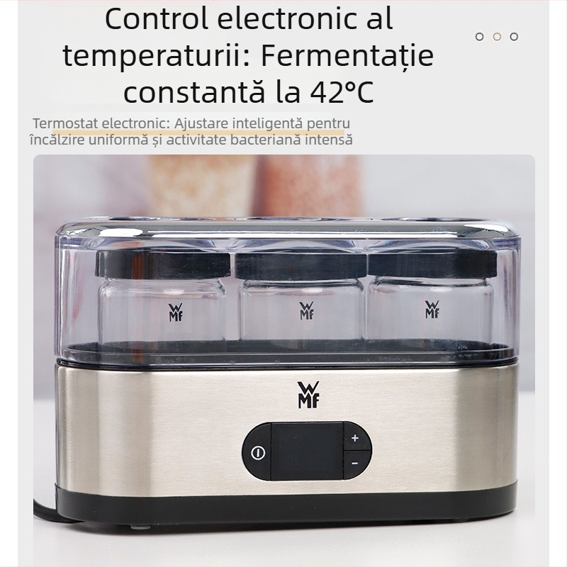 WMF pahar de storcător portabil – design german, motor 50W, capacitate 400 ml, viteză 20001–22000 rpm, recipient interior din PC de calitate alimentară