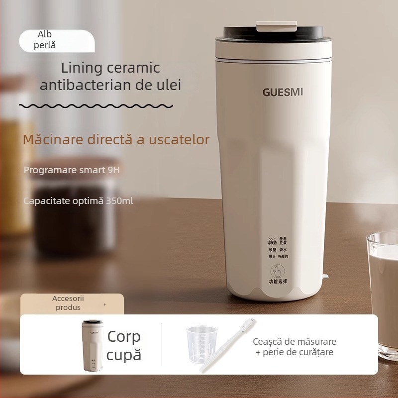 Cupă pentru lapte de soia pentru consum direct – blender mini portabil pentru casă și birou, complet automat, 300–500W, 111–240V, capacitate sub 1 L