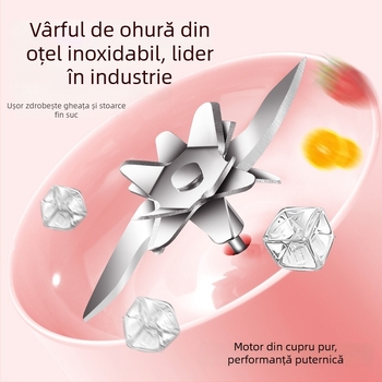 Storcător portabil pentru uz casnic – încărcare fără fir, 150W, viteză până la 20000 RPM, capacitate 400 ml, sistem centrifugal