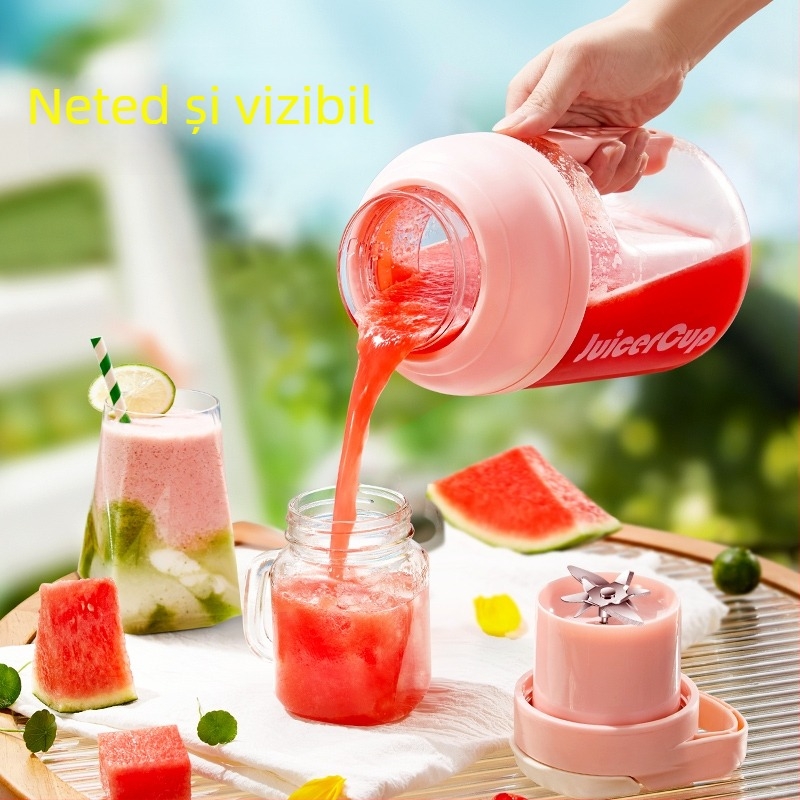 Storcător portabil pentru uz casnic – încărcare fără fir, 150W, viteză până la 20000 RPM, capacitate 400 ml, sistem centrifugal