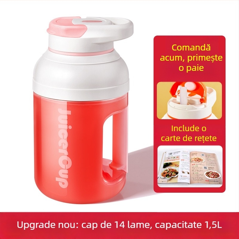 Storcător portabil pentru uz casnic – încărcare fără fir, 150W, viteză până la 20000 RPM, capacitate 400 ml, sistem centrifugal