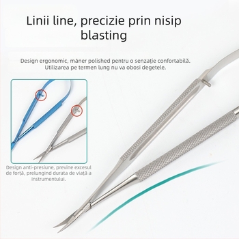Forțeps conjunctiv oftalmice, din oțel inoxidabil, variante auto-blocare și blocare cu șurub, aliaj titan, brand Wenchang Medical