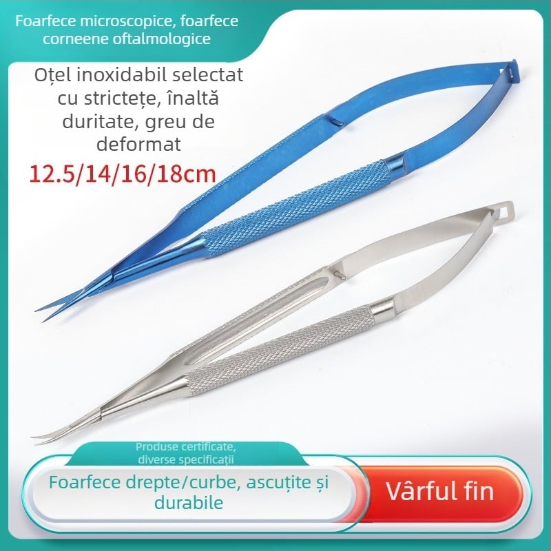 Forțeps conjunctiv oftalmice, din oțel inoxidabil, variante auto-blocare și blocare cu șurub, aliaj titan, brand Wenchang Medical