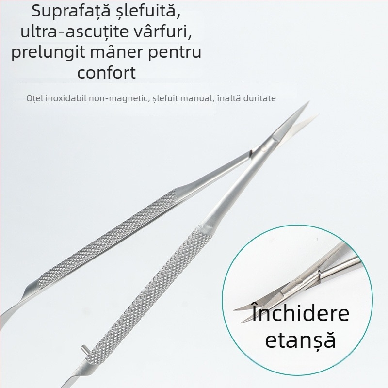 Forțeps conjunctiv oftalmice, din oțel inoxidabil, variante auto-blocare și blocare cu șurub, aliaj titan, brand Wenchang Medical