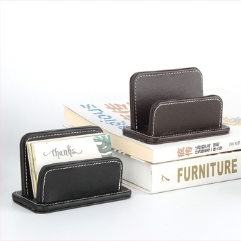 Suport pentru carduri din PVC, design geometric, logo imprimat, posibilitate de personalizare