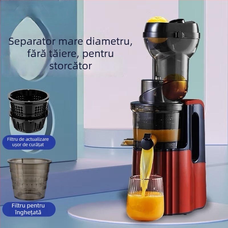 Storcător de suc cu separare a pulpei, 1 L capacitate, 201-500 W, 12001-15000 rpm, corp din PP alimentar