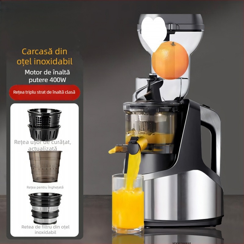 Storcător de suc cu separare a pulpei, 1 L capacitate, 201-500 W, 12001-15000 rpm, corp din PP alimentar